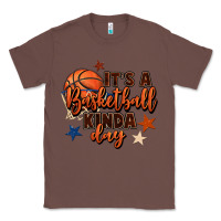 Chestnut it's a basketball kinda day Classic Tee - FaDigitalArtStudio
