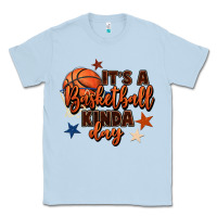 Dusty Blue it's a basketball kinda day Classic Tee - FaDigitalArtStudio