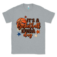 Heather Grey it's a basketball kinda day Classic Tee - FaDigitalArtStudio
