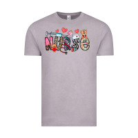 Vintage Zinc Nurse Valentines Day Vintage Tee - CowhideDigitalArt