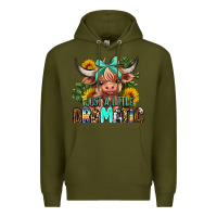 Army Green just a little dramatic Premium Hoodie - AdoDesignShop