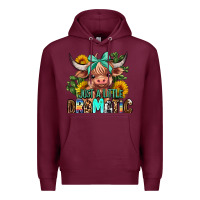 Burgundy just a little dramatic Premium Hoodie - AdoDesignShop