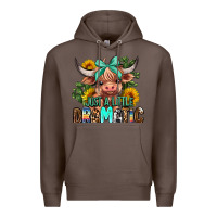Coffee just a little dramatic Premium Hoodie - AdoDesignShop