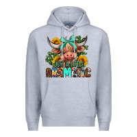 Heather Grey just a little dramatic Premium Hoodie - AdoDesignShop