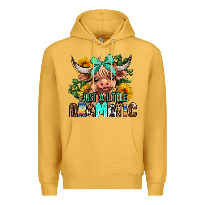 Just A Little Dramatic Premium Hoodie by AdoDesignShop | Teevron