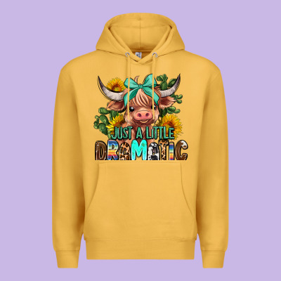 Just A Little Dramatic Premium Hoodie Designed By Adodesignshop