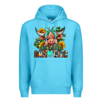 Ocean Blue just a little dramatic Premium Hoodie - AdoDesignShop
