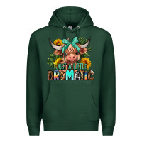 Sports Green just a little dramatic Premium Hoodie - AdoDesignShop