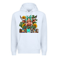 White just a little dramatic Premium Hoodie - AdoDesignShop