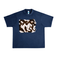 Navy cowhide Urban Heavy Tee - RanaPortraitStore