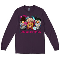 Plum hair whisperers Long Sleeve Tee - BarkalooDesign