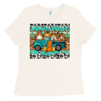 Bone western fall truck gnomes tumbler Ladies Tee - Artiststas