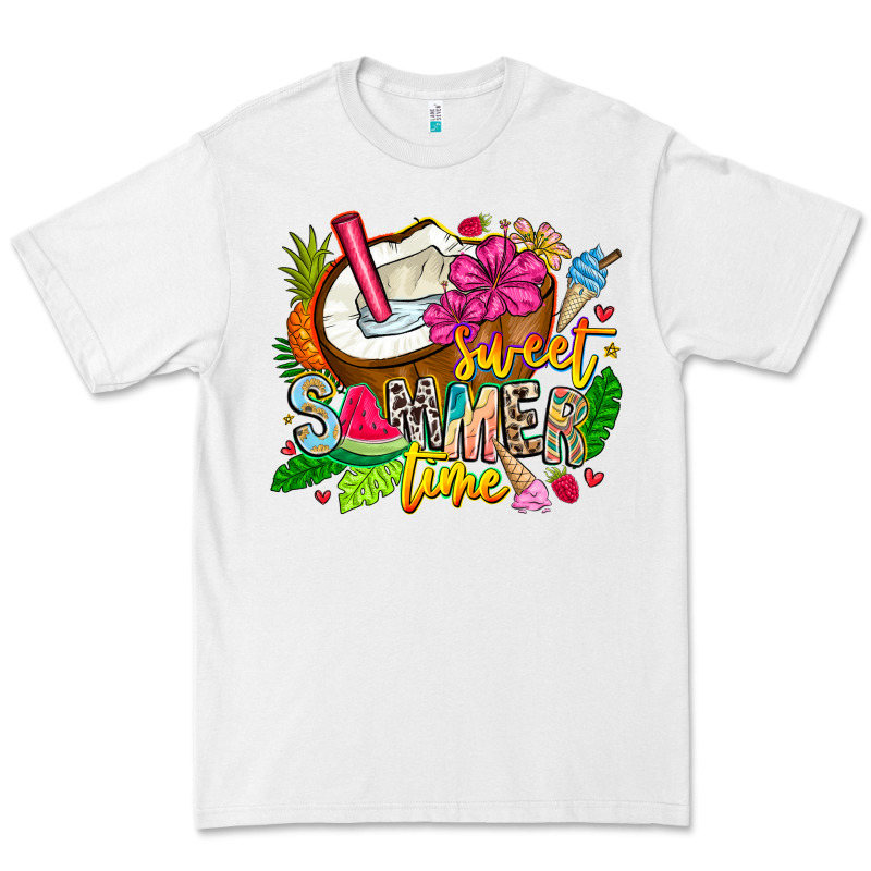 Summer Time Premium Tee by CowhideDigitalArt | Teevron
