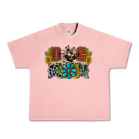 Salmon dog mom western Urban Heavy Tee - RacoonDesign