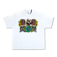 White dog mom western Urban Heavy Tee - RacoonDesign