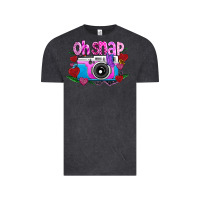 Vintage Black Oh Snap Vintage Tee - CowhideDigitalArt