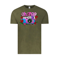 Vintage Olive Oh Snap Vintage Tee - CowhideDigitalArt