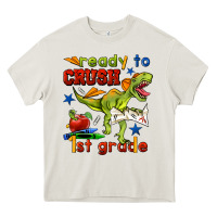 Cream ready to crush 1st grade Heavy Core Tee - BundleAndBundleShop