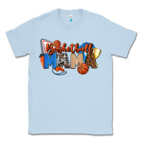 Dusty Blue basketball mama Classic Tee - FaDigitalArtStudio