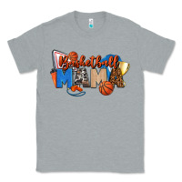 Heather Grey basketball mama Classic Tee - FaDigitalArtStudio
