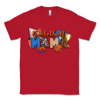 Red basketball mama Classic Tee - FaDigitalArtStudio