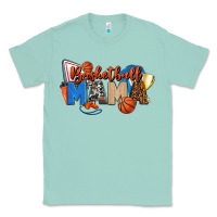 Seafoam basketball mama Classic Tee - FaDigitalArtStudio