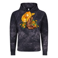 Cloud Black yellow  cowgirl and roses Vintage Hoodie - AdoDesignShop