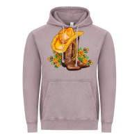 Vintage Zinc yellow  cowgirl and roses Vintage Hoodie - AdoDesignShop