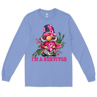Colony Blue i'm a survivor gnome Long Sleeve Tee - BarkalooDesign