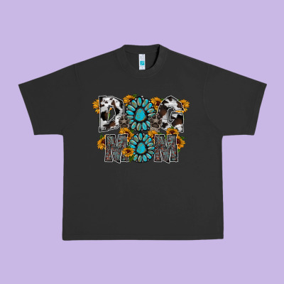 Dog Mom Urban Heavy Tee Designed By Racoondesign