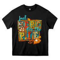 Black Just Here For The Pie Heavy Core Tee - FaDigitalArtStudio