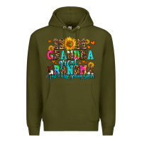 Army Green mom grandma great grandma its just a keep getting Premium Hoodie - AdoDesignShop