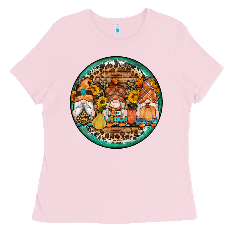 Fall Gnomes Round Earrings 4 Ladies Tee by Artiststas | Teevron