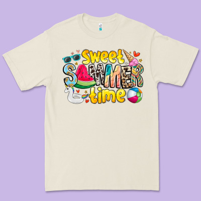Summer Time Premium Tee Designed By Cowhidedigitalart