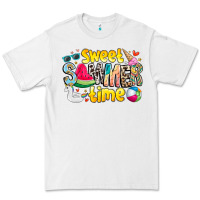 White summer time Premium Tee - CowhideDigitalArt