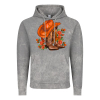 Cloud Rock orange  cowgirl  and roses Vintage Hoodie - AdoDesignShop