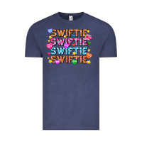 Vintage Denim Swiftie Swiftie Valentines Vintage Tee - CowhideDigitalArt