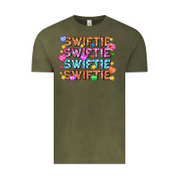 Vintage Olive Swiftie Swiftie Valentines Vintage Tee - CowhideDigitalArt