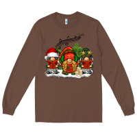 Chestnut Christmas choir gnomes Long Sleeve Tee - BarkalooDesign
