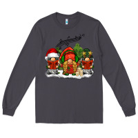 Smoke Christmas choir gnomes Long Sleeve Tee - BarkalooDesign