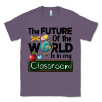 Lavender the future of the world is in my classroom Classic Tee - BarkalooDesign