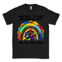 Black Autism rainbow Classic Tee - FaDigitalArtStudio