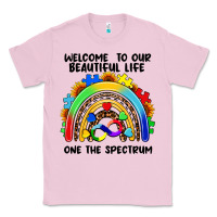 Bubblegum Pink Autism rainbow Classic Tee - FaDigitalArtStudio