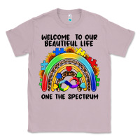 Lilac Autism rainbow Classic Tee - FaDigitalArtStudio