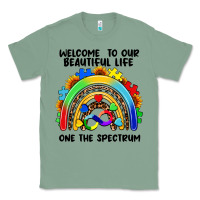 Sage Autism rainbow Classic Tee - FaDigitalArtStudio