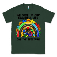 Sports Green Autism rainbow Classic Tee - FaDigitalArtStudio