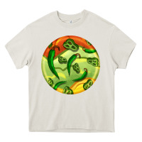 Cream hispanic heritage month round earrings 1 Heavy Core Tee - BundleAndBundleShop