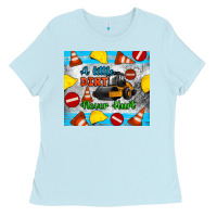 Baby Blue a little dirt never hurt steam roller tumbler Ladies Tee - Artiststas