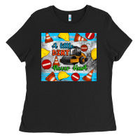 Black a little dirt never hurt steam roller tumbler Ladies Tee - Artiststas