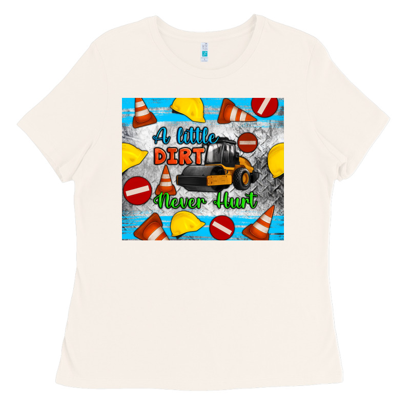 A Little Dirt Never Hurt Steam Roller Tumbler Ladies Tee by Artiststas | Teevron